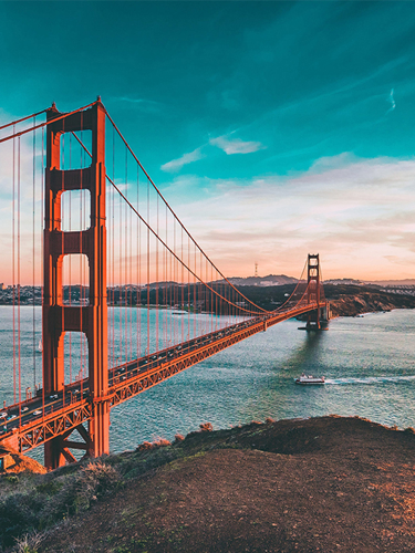 Golden gate-bron i Kalifornien