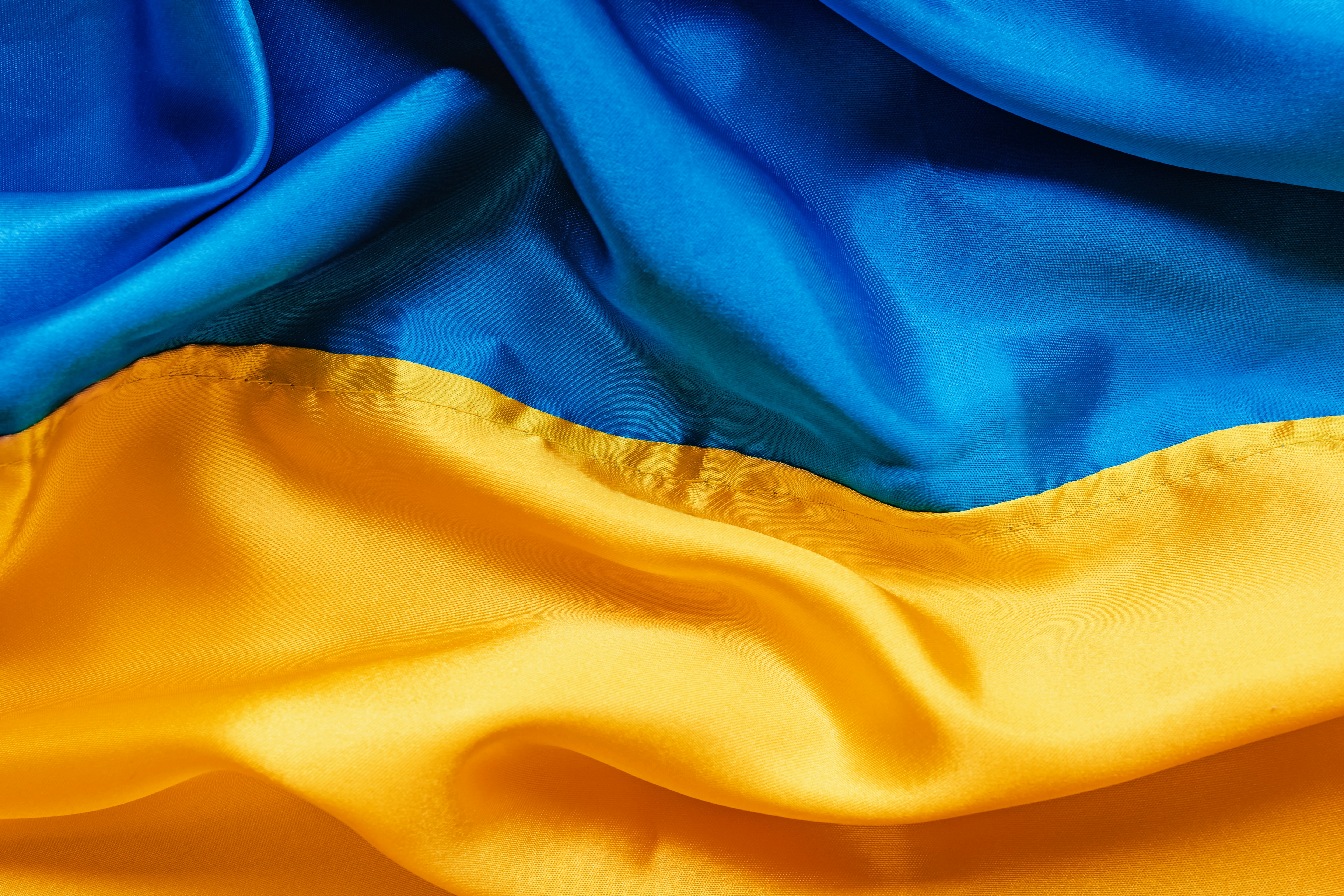 Detail Fabric in yellow and blue