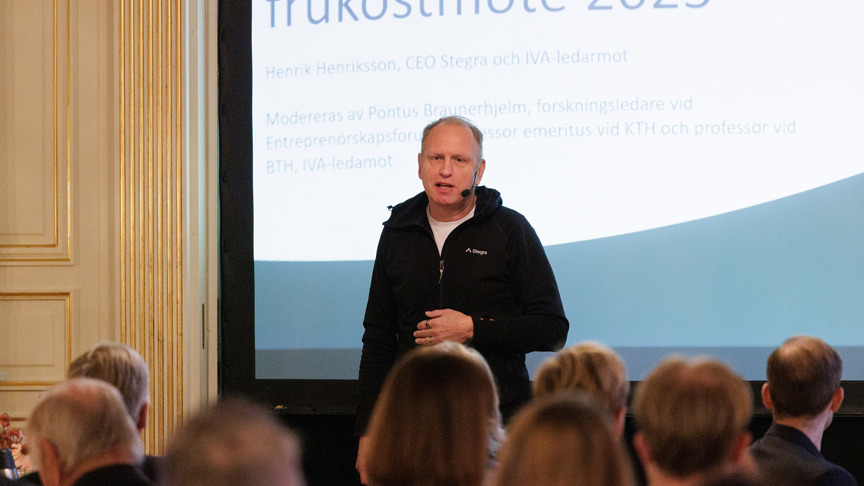 Henrik Henriksson IVA-ledamot och vd Stegra