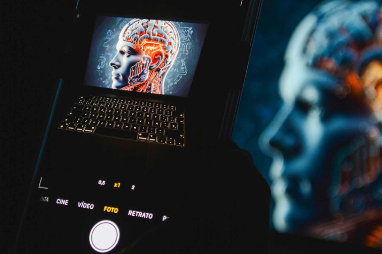 skärm ai-generad person