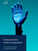 Rapportens omslag med robotarm