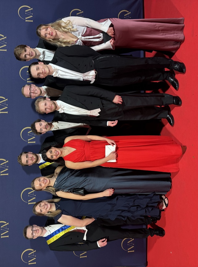 festklädda på röda mattan