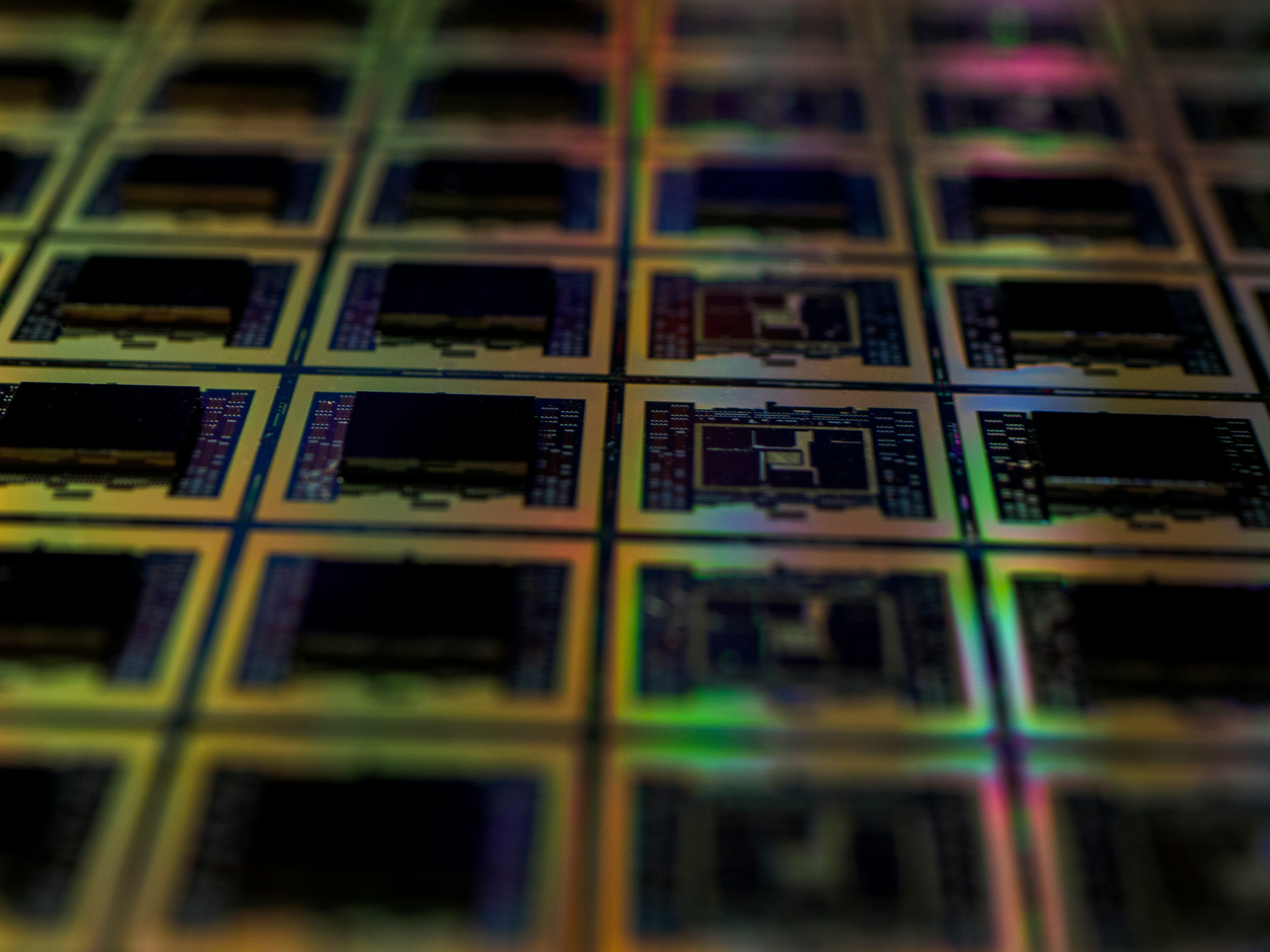 closeup semiconductors