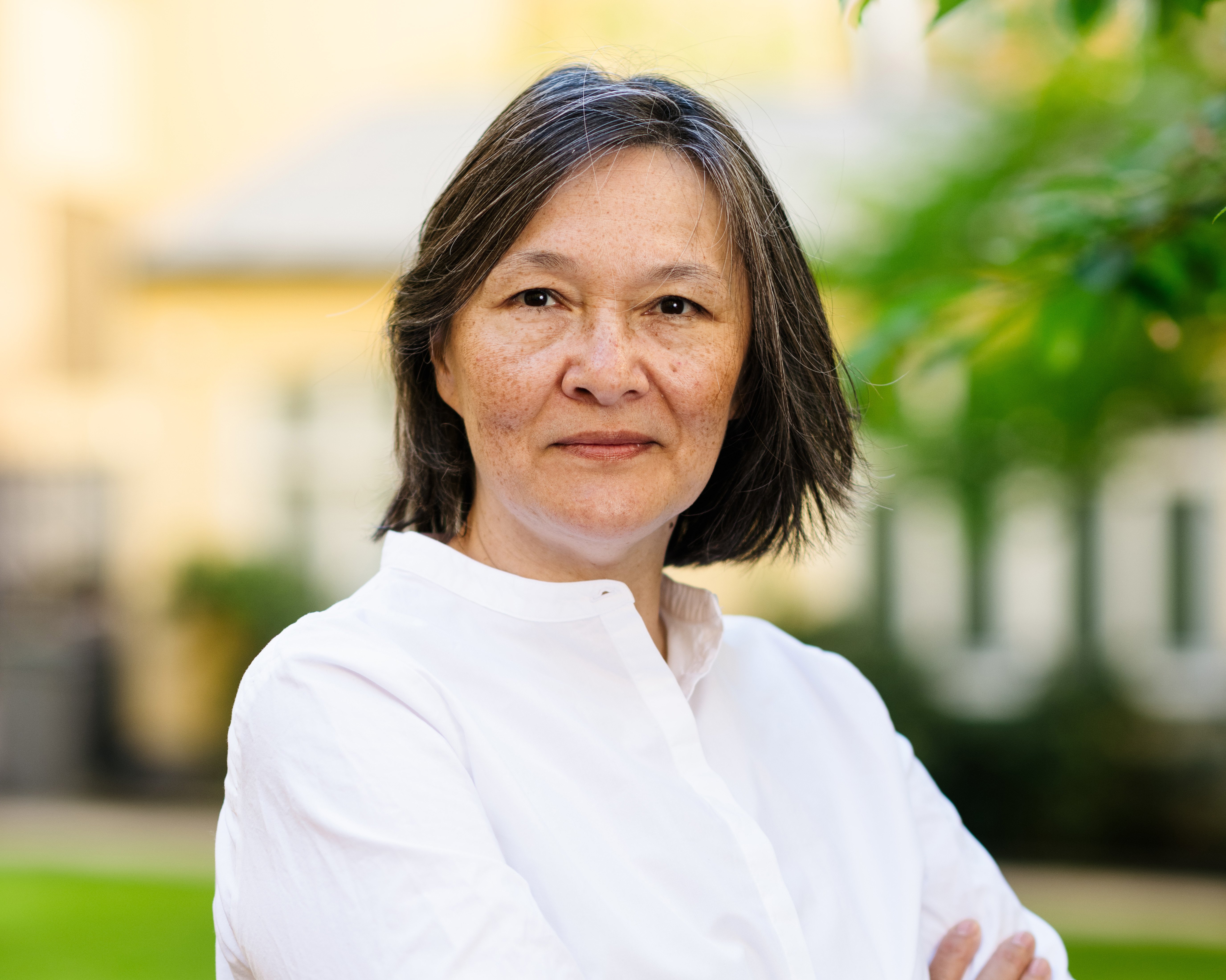 Porträtt halvfigur Sylvia Schwaag Serger