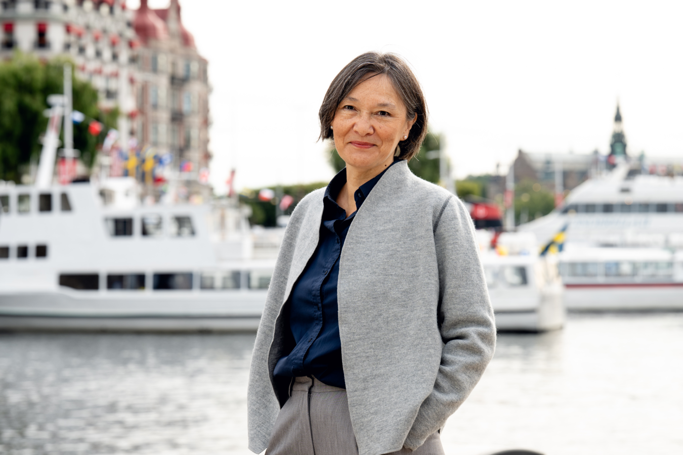 Sylvia Schwaag Serger vid strömkajen